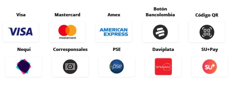 Métodos de Pago Wompi